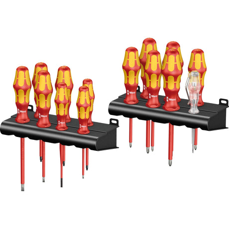 Wera Kraftform Big Pack 100 VDE-Schraubendreher (rot gelb, 14 Stück)