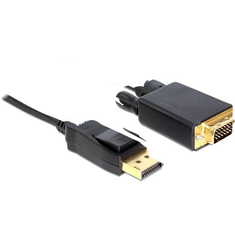 Delock DisplayPort > DVI 24+1 Adapter (schwarz, 5 Meter)