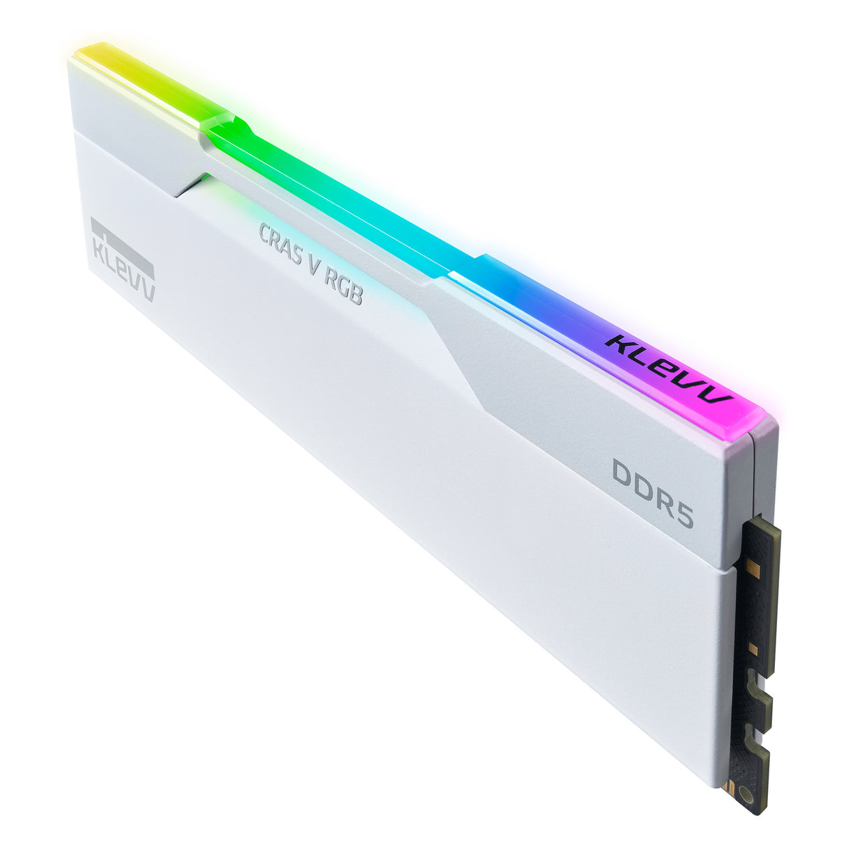 Klevv 32 gb ddr5-6000 (2x 16 gb) kit werkgeheugen (wit, kd5agua80-60a300j, cras v rgb, xmp 3.0, expo)