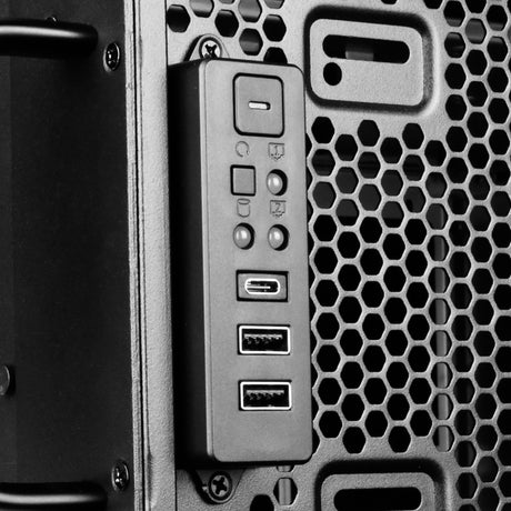 Silverstone RM44 Rackgehäuse (schwarz | 4U | USB Typ-C | 2x 80mm Gehäuselüfter im Lieferumfang enthalten)