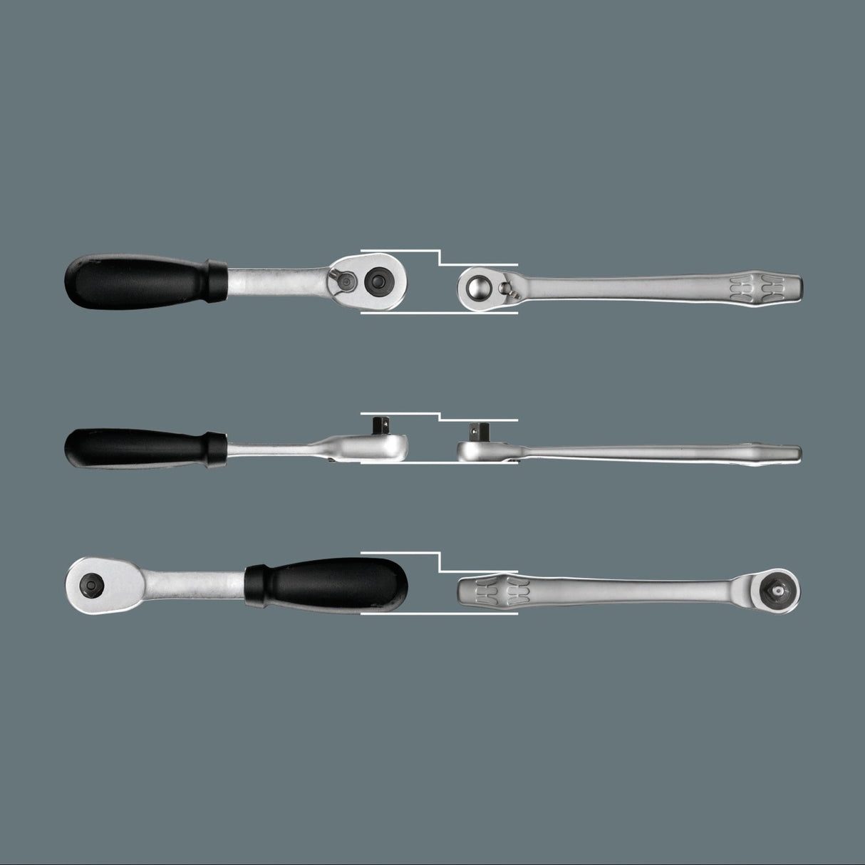 Wera 8100 SB 11 Zyklop Metall -Verwertungssatz, 3 8