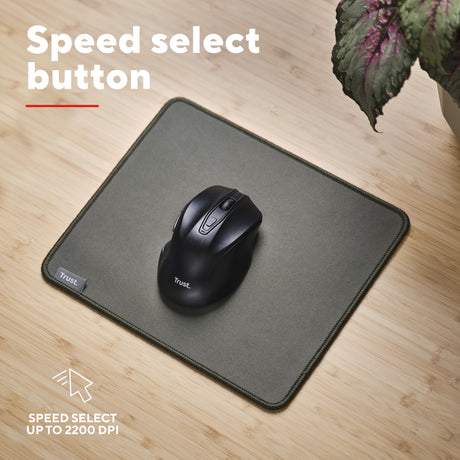 Trust Nito Silent Wireless Mouse (schwarz, 800–2.200 dpi)