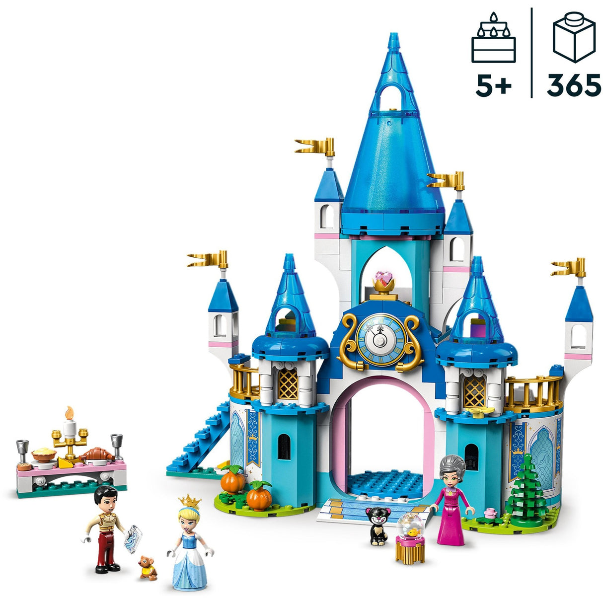 Lego Lego Prinzessin 43206 Das Schloss von Aschenputtel und der Prinz