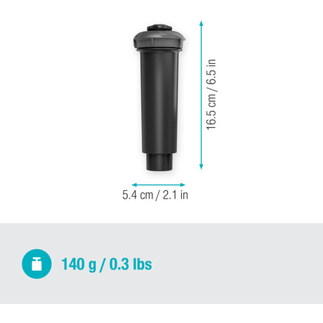 Gardena Versenkregner MD180 Sprinkler (schwarzgrau, Sprühabstand zwischen 5 m und 7,5 m)