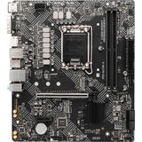 Msi pro h610m-g socket 1700 moederbord (gb-lan, sound, µatx)