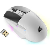 Sharkoon Skiller SGM50W Gaming-Maus (weiß, 400–6400 dpi, RGB-LEDs)