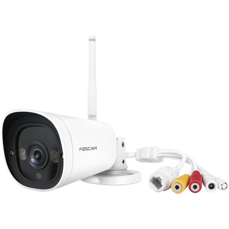 Foscam G4C, 2K Starlight WiFi-Überwachungskamera für den Außenbereich (weiß)