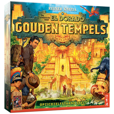 999Games 999 Games Die Suche nach El Dorado: Das Brettspiel „Goldene Tempel“ (niederländisch, 2 – 4 Spieler, 60 Minuten, ab 10 Jahren)