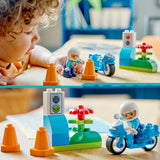 Lego Duplo 10471 blaues Polizeimotorrad