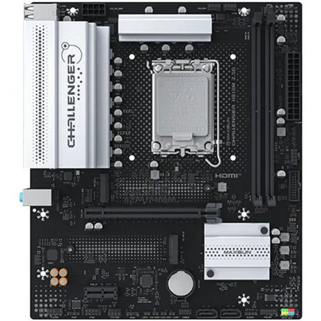 Maxsun MS-Challenger H810M 2.5G Sockel 1851 Mainboard (schwarz, 2,5 GB-LAN, Sound, µATX)