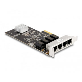 Delock PCI Express x4 Karte 4 x RJ45 Gigabit LAN Netzwerkadapter