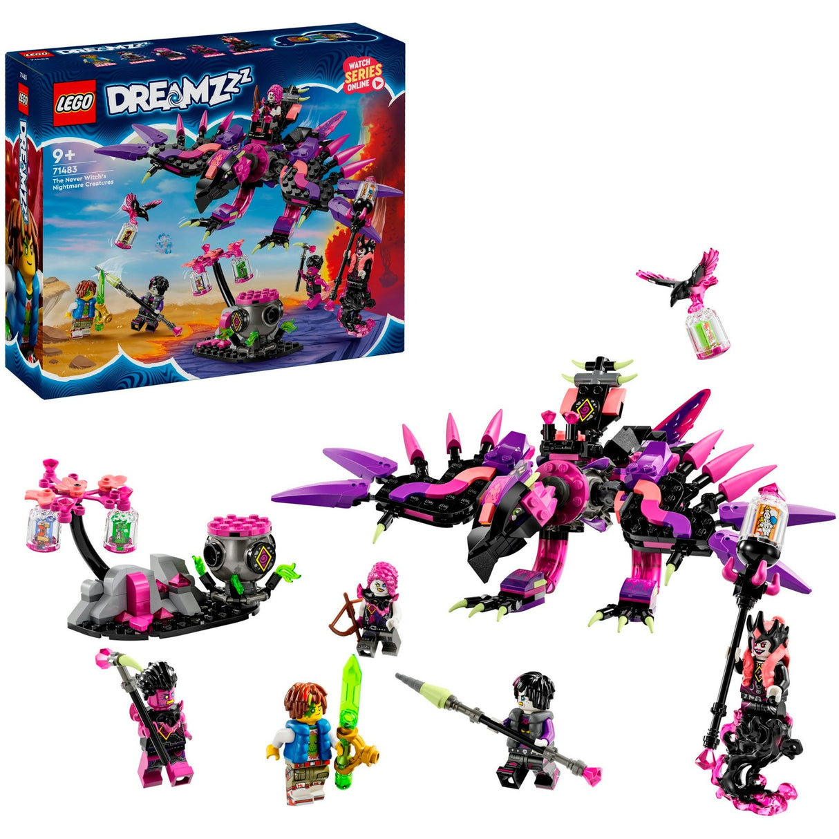 Lego Dreamzzz 71483 Die Albtraumkreaturen der Netherhexe