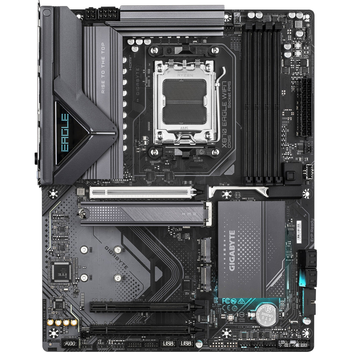 Gigabyte x870 Eagle WiFi7, ATX, AMD AM5, 4x Dimm DDR5, Dual USB4 Typ C, 2,5 GBE, Wi-Fi7