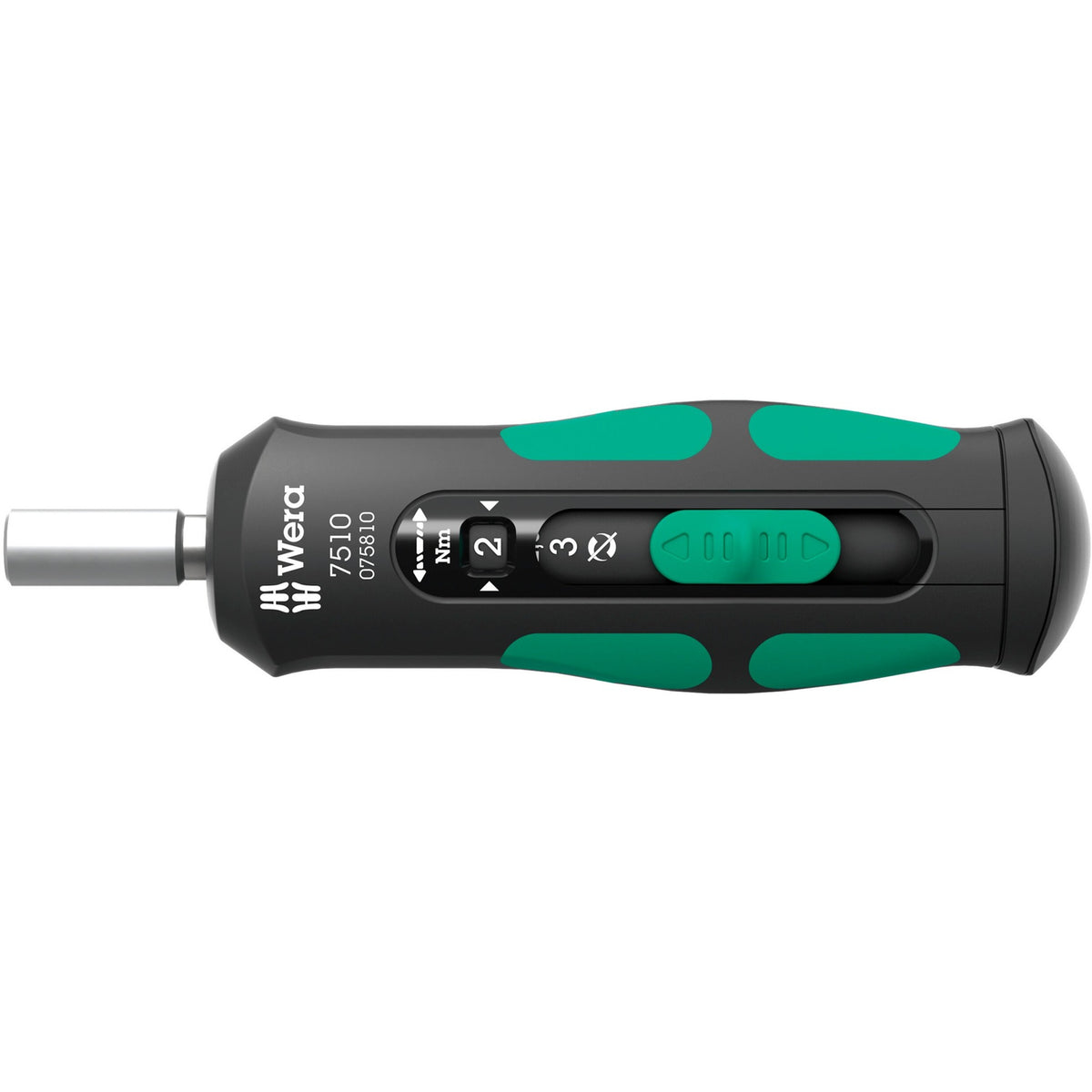 Wera 7510 Kraftform Safe-Torque Speed Drehmomentschraubendreher (schwarz grün, 1-3 Nm)