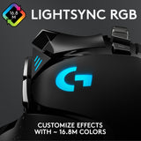 Logitech G502 Hero Hochleistungs-Gaming-Maus (schwarz, 100–25.600 dpi, RGB-LEDs)