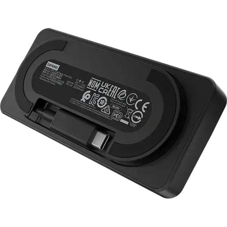 Lenovo USB-C Reisedock für 2 Bildschirme (mit Adapter) Dockingstation (schwarz)