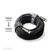 Club 3D HDMI-Hybrid-AOC-Kabel 8K60Hz 4K120Hz, 100 m Kabel (schwarz)