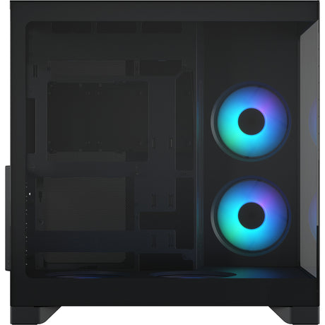 Fractal Design Pop 2 Vision RGB Midi-Tower-Gehäuse (schwarz | 1x USB-A | 1x USB-C | RGB | gehärtetes Glas)