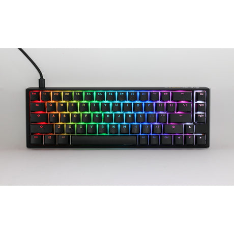 Ducky One 3 Classic SF RGB mechanische Tastatur (Schwarz, US-Layout (QWERTY), Cherry MX Brown, 65 %, RGB-LEDs, Double-Shot PBT, Hot-Swap-fähig, Quack-Mechanik)