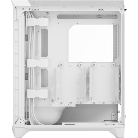 Fractal Design Meshify 3 RGB Midi-Tower-Gehäuse (weiß | 2x USB-A | 1x USB-C | RGB | gehärtetes Glas)