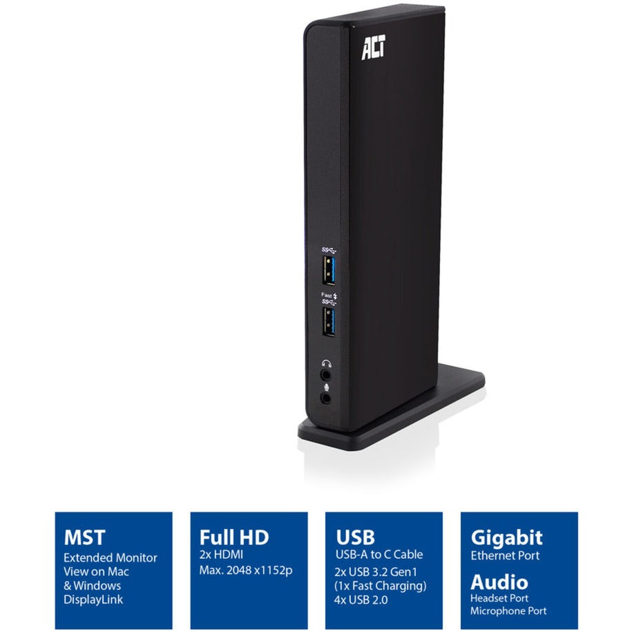 Abi Dockingstation Act AC7049 schwarz