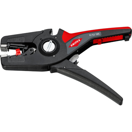 Automatische Abisolierzange von Knipex | Länge 195 mm | 0,08-16 (awg 28-5) mm² | 1 Stück - 12 52 195 - 12 52 195