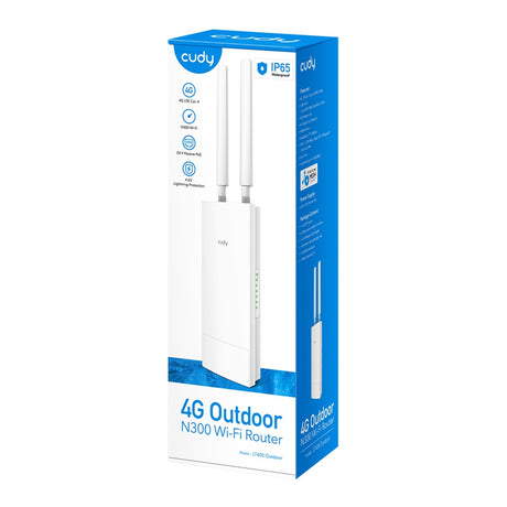 Cudy 4G N300 WLAN-Router für den Innen- und Außenbereich