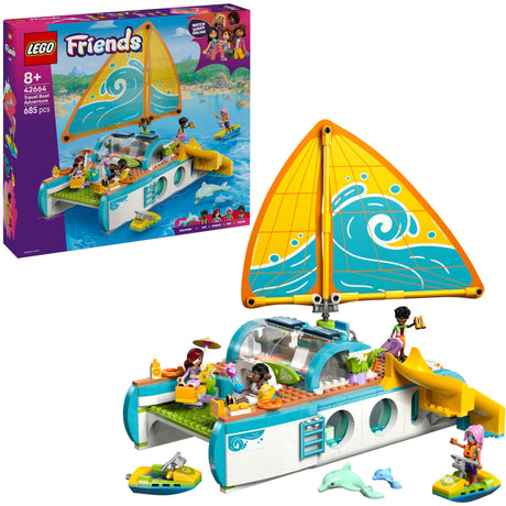 Lego Friends Abenteuer-Bootsfahrt, Bootsspielzeug für Kinder – 42664