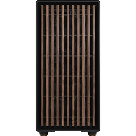 Fractal Design North XL Midi-Tower-Gehäuse (schwarze Holzfarbe | 2x USB-A | 1x USB-C | gehärtetes Glas)