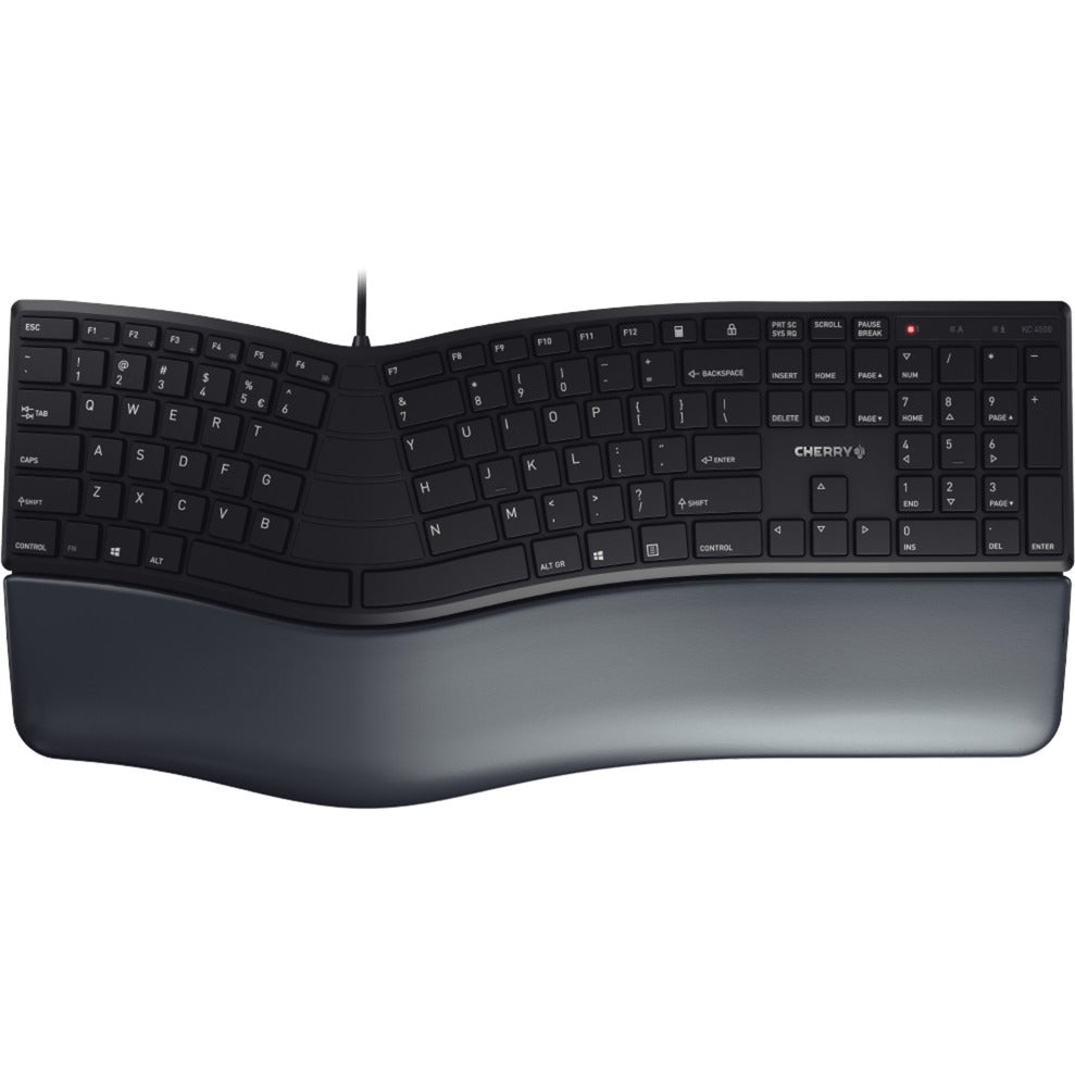 Cherry KC 4500 Ergo, Tastatur (schwarz, EU-Layout (QWERTZ))