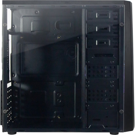 Inter-Tech B-42 RGB Midi-Tower-Gehäuse (schwarz | 3x USB-A | RGB | Fenster)