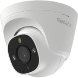 Reolink RP-PCT8M, intelligente 4K 8MP POE-Überwachungskamera mit IR-Farbnachtsicht (weiß)