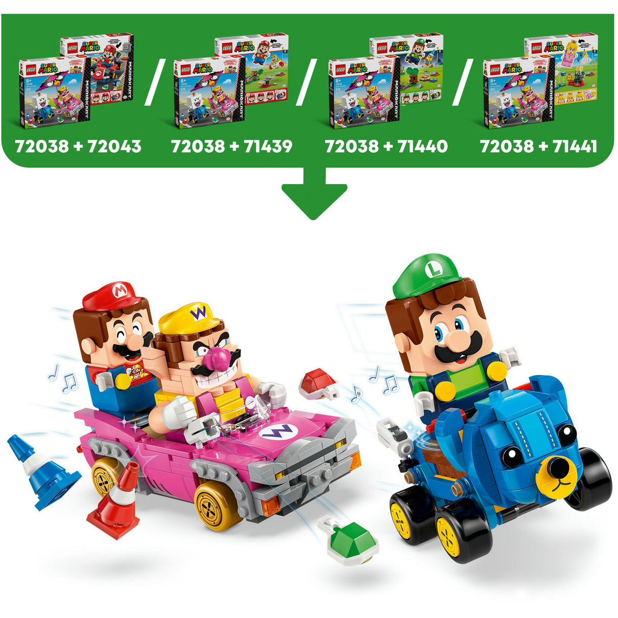 Lego Super Mario 72038 Wario und King Boo