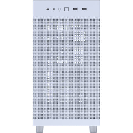 Asus Prime Ap303 - Midi-Tower-Gehäuse mit gehärteter Glasscheibe (weiß | 2x USB-A | 1x USB-C | gehärtetes Glas)
