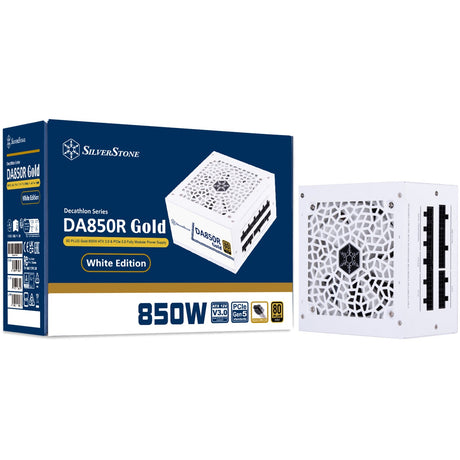 Silverstone sst-da850r-gma-www modulares 850-Watt-Netzteil (weiß, 4x PCIe)
