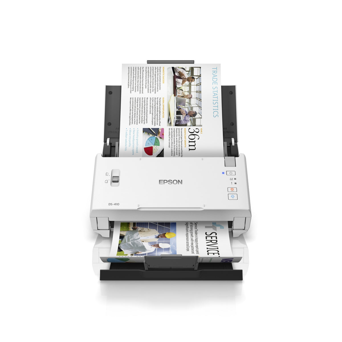 Epson Workforce DS-410 Einzugsscanner (weiß schwarz, USB 2.0)