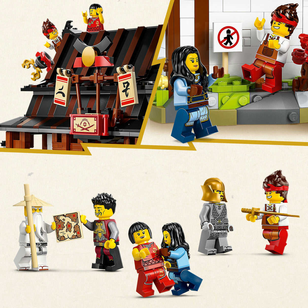 Lego 71858 Ninjago 15-jähriges Jubiläum Schmiede die vier Waffen