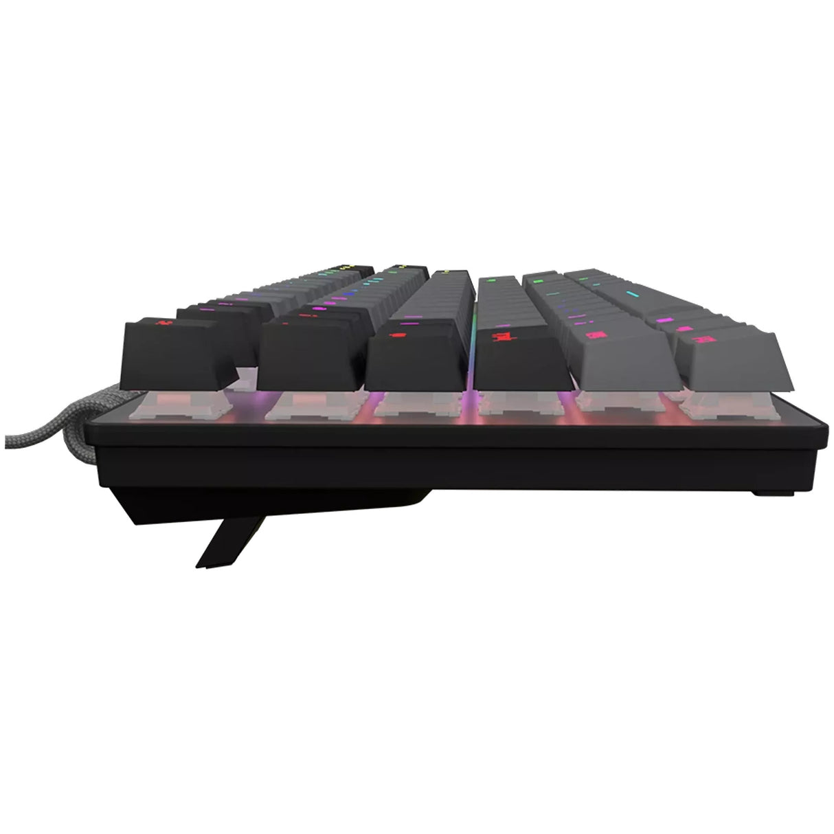 Lorgar azar 514tkl rgb mechanisch gaming toetsenbord (zwart, us lay-out (qwerty), logar dream, 80% (tkl), rgb)