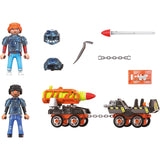 Playmobil Dino Rise – Dino-Mine, Raketenkart, Konstruktionsspielzeug (70929)