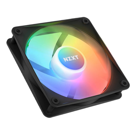 Nzxt f120 RGB Core Gehäuselüfter (schwarz, 120 x 120 x 26 mm, PWM, ohne Controller)