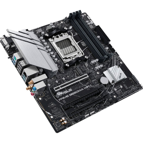 Asus Prime B650M-A WiFi II Sockel AM5 Mainboard (schwarz, RAID, 2,5GB-LAN, WLAN, BT, Sound, µATX)