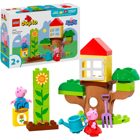 Lego Duplo – Peppa Wutz Garten- und Baumhaus-Konstruktionsspielzeug (10431)
