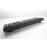 Ducky origin phantom black, toetsenbord (zwart, us lay-out, cherry mx blue, hot swap, pbt double-shot keycaps)