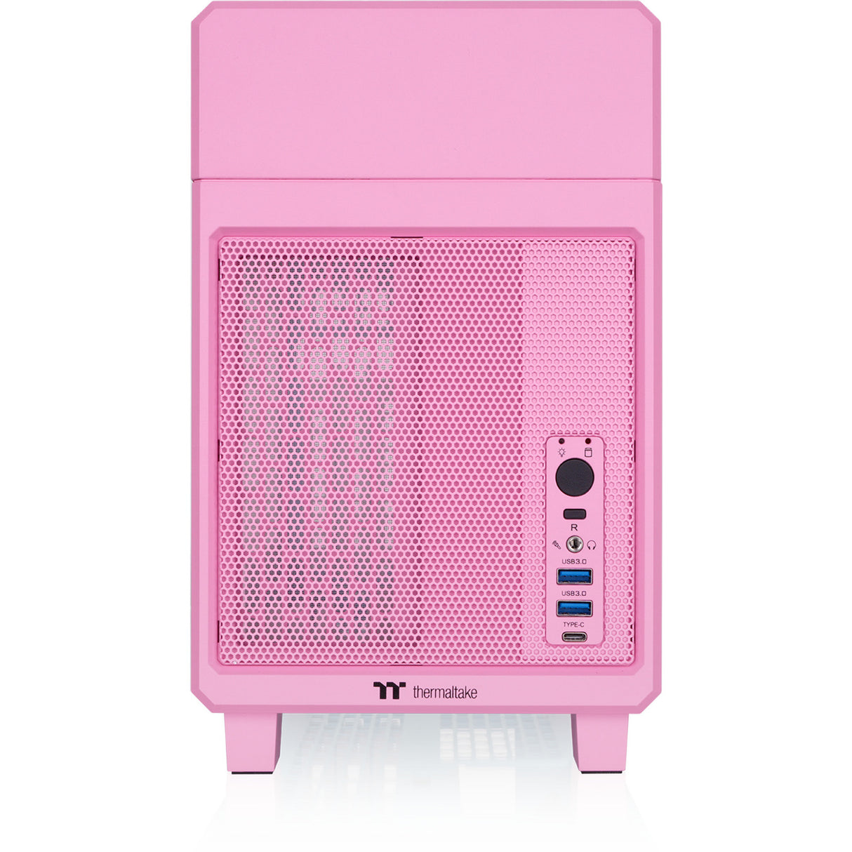 Thermaltake tr100 bubble pink mini tower behuizing (pink | 2x usb-a | 1x usb-c)