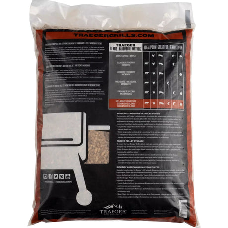 Traeger-Hartholz-Signatur-Brennstoffpellets (9 kg)