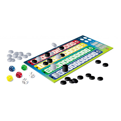 White Goblin Games Qwixx das Duell-Würfelspiel (niederländisch, 2 Spieler, 15 Minuten, ab 8 Jahren)