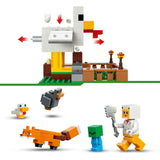 Lego Minecraft Hühnerfarm, Spielzeug für Kinder – 21585
