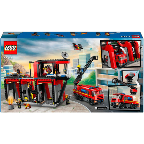Lego City Feuerwache und Feuerwehrauto – 60414