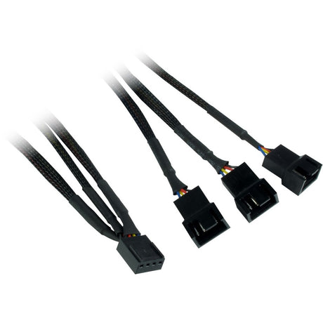 Inter-Tech Argus RS-07 RGB Set120x120x25 Gehäuselüfter (schwarz, 3 Stück, 120 x 120 x 25 mm, PWM)