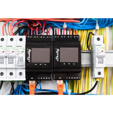 Shelly Pro 16-Uhr-Relais (4-Kanal, WLAN, LAN, Bluetooth)